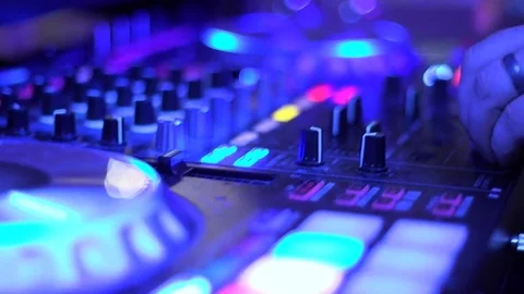 Disco Dj Stock Footage 76396951