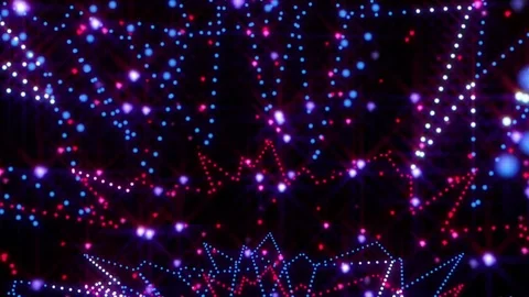Disco garland trip VJ Loop Video stock 72516797