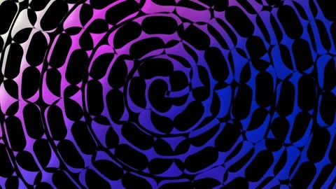 Disco hypnosis pattern Stock Footage 97809307