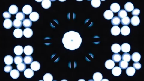 Disco kaleidoscopic VJ background neon lights, fast moving, for party or concert Stock-Footage 127752268