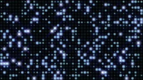 Disco Led Lights Blue Slow Flash Stock-Footage 54798378