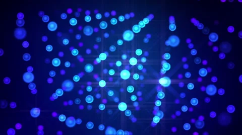 Disco led lights in space 6 Stock Footage 50783552