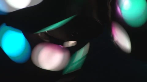Disco light 003 fields Stock Footage 4682364