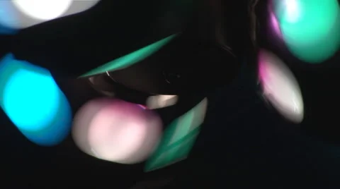 Disco light 003 Stock Footage 4682347