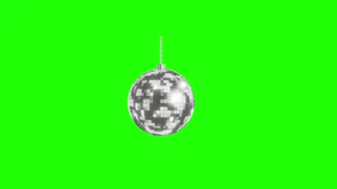 Disco Light Animation Green Screen Vídeo Stock 337197510