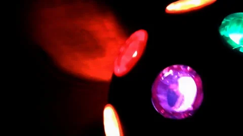 Disco Light Ball-6 Stock Footage 35337940