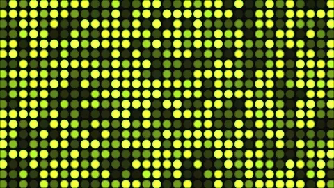 Disco light effect bright round sequins. Flashing light wall background Stock Footage 89728474