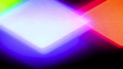 Disco light effect with colorful beams. Nightlife illumination background Stock Footage 334271470