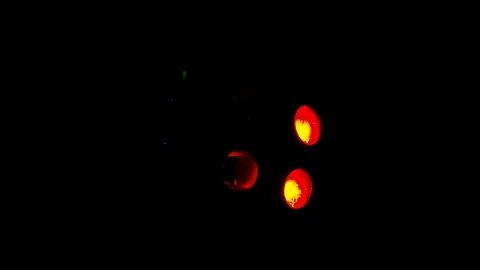 Disco Light with nice camera flares Stock Footage 126451174