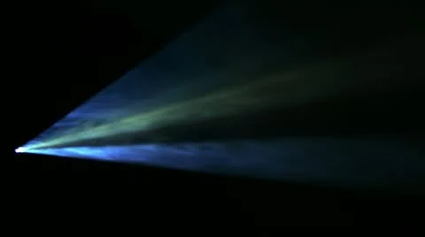 Disco Light Ray Side plus Smoke Stock Footage 21908685