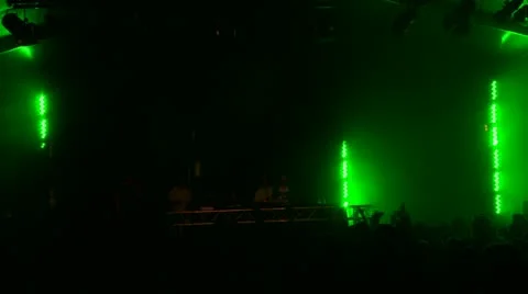 Disco Light Show Stock Footage 10905773