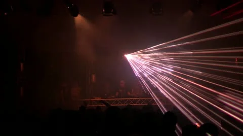 Disco Light Show Stock Footage
