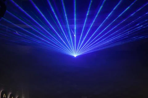 Disco light show, Stage lights Stock Photos