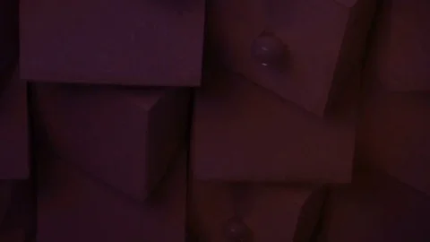 Disco light from the strobes on the ceiling Video stock 80479501