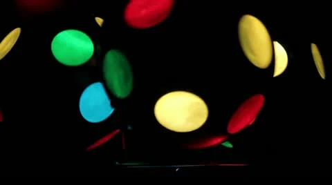 Disco lighting fireball Stock Footage 14808485
