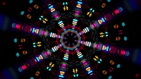 Disco Lights 4K Stock Footage 147241165