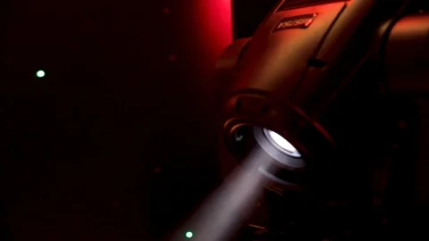 Disco lights and show. Concept about entertainment and party. Balloons and smoke Stock Footage 101290680