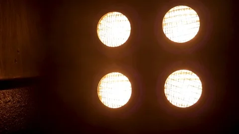 Disco lights and show. Concept about entertainment and party. Balloons and smoke Stock Footage 101330409