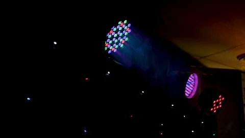 Disco lights and show. Concept about entertainment and party. Stock Footage 106061557