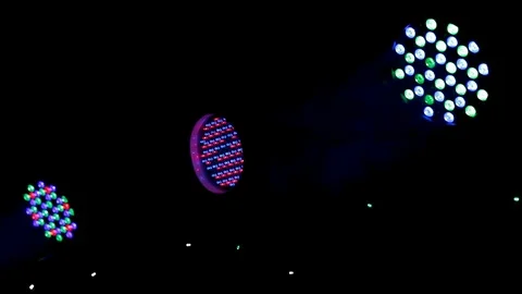 Disco lights and show. Concept about entertainment and party. Stock Footage 106061674