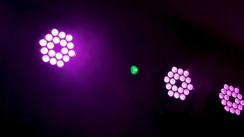 Disco lights and show. Concept about entertainment and party. Stock Footage 129442069