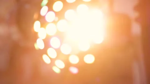 Disco lights. Discoball 動画素材 154475608