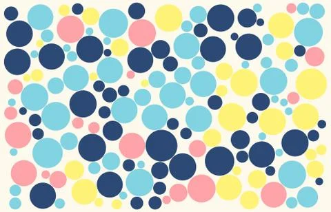 Disco lights dots pattern on white background, Vector illustration Stock Illustration
