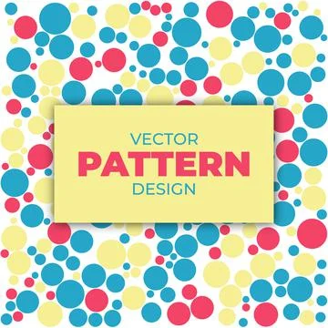 Disco lights dots pattern on white background, Vector illustration Stock Illustration