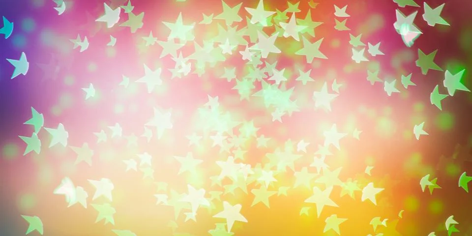 Disco lights . Elegant abstract background with bokeh lights and stars 库存插图
