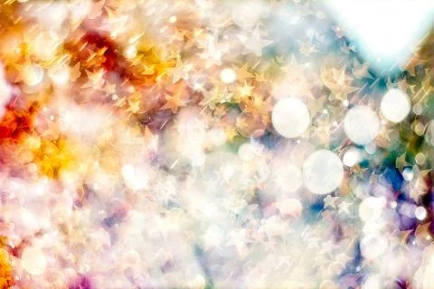 Disco lights . Elegant abstract background with bokeh lights and stars 库存插图