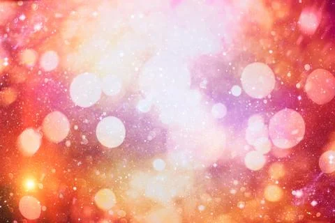 Disco lights . Elegant abstract background with bokeh lights and stars 库存插图