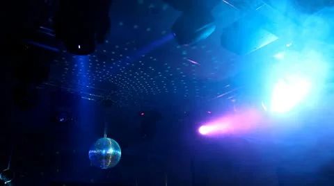 Disco lights Video stock 8963947