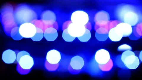 Disco lights out of focus. Abstract bokeh. Stock Footage 81885370