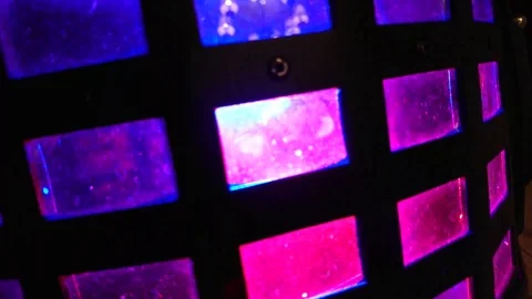 Disco lights for party. different colors Stock Footage 89793009