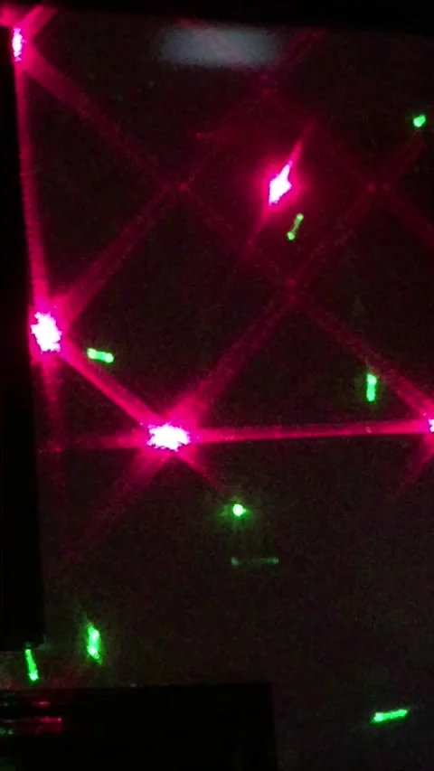 Disco lights party laser or lazer lights synth wave animation lights video Stock Footage 147358177