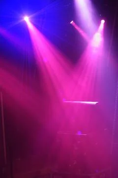 Disco lights Foto stock