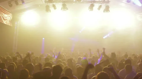 Disco Lightshow During a Dance Event Video stock 24702081