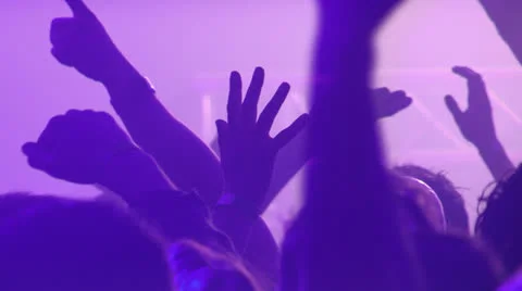 Disco Lightshow During a Dance Event Video stock 24802618