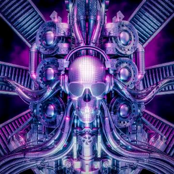 The disco machine Illustrazione stock