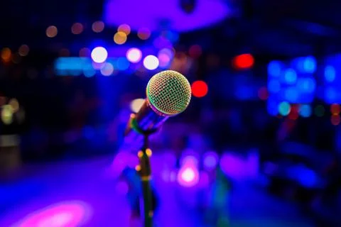 Disco microphone Stock-Fotos