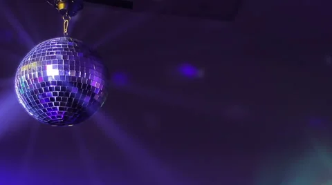 Disco Mirror Ball Rotating Vídeo Stock 59979682