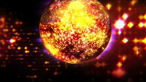 Disco mirror ball spinning Vídeos de archivo 145485552
