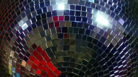 Disco mirror ball super close Video stock 825986