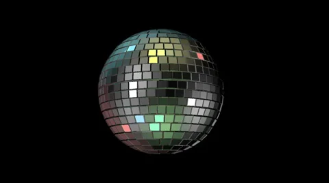 Disco Mirrorball Stock Footage 34297010