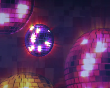 Disco Mirrorball Stock Footage 34297097