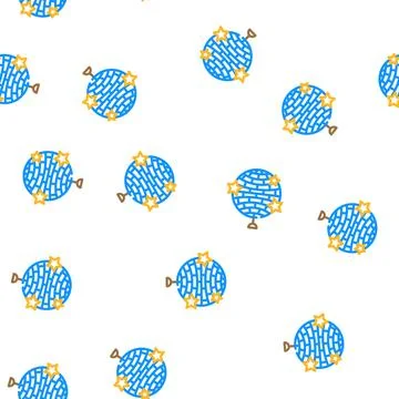 Disco music vector seamless pattern Illustrazione stock