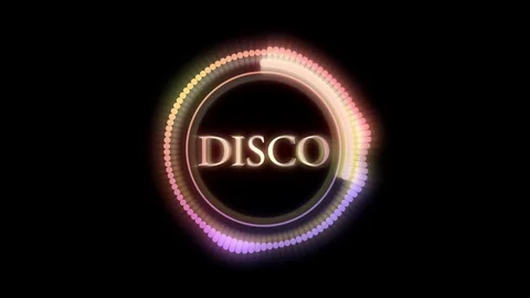 Disco musical spectrum Stock Footage 82965068
