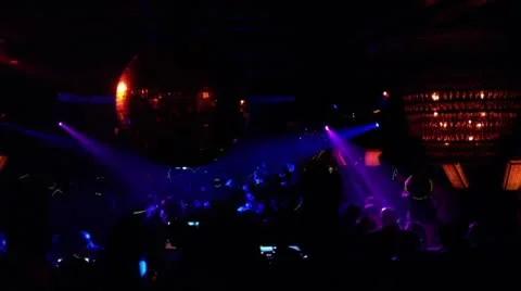 Disco nightclub -1 Stock Footage 10912977