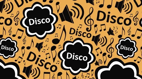 Disco orange texture Stock Footage 92582192