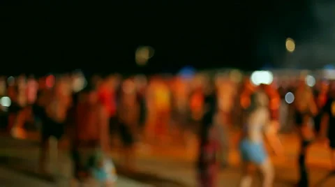 Disco outdoors Stock Footage 1464618